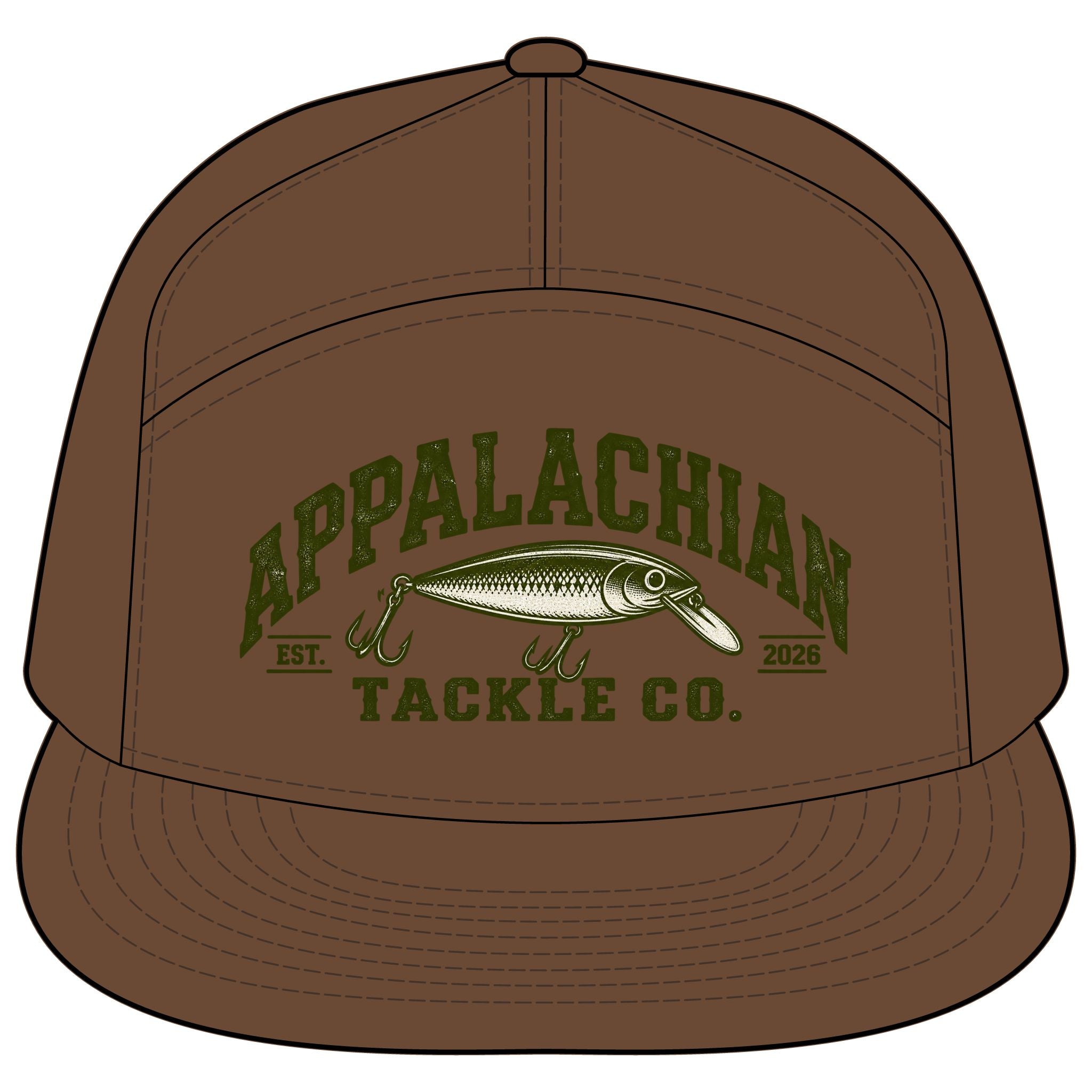 Printed 7-Panel Trucker