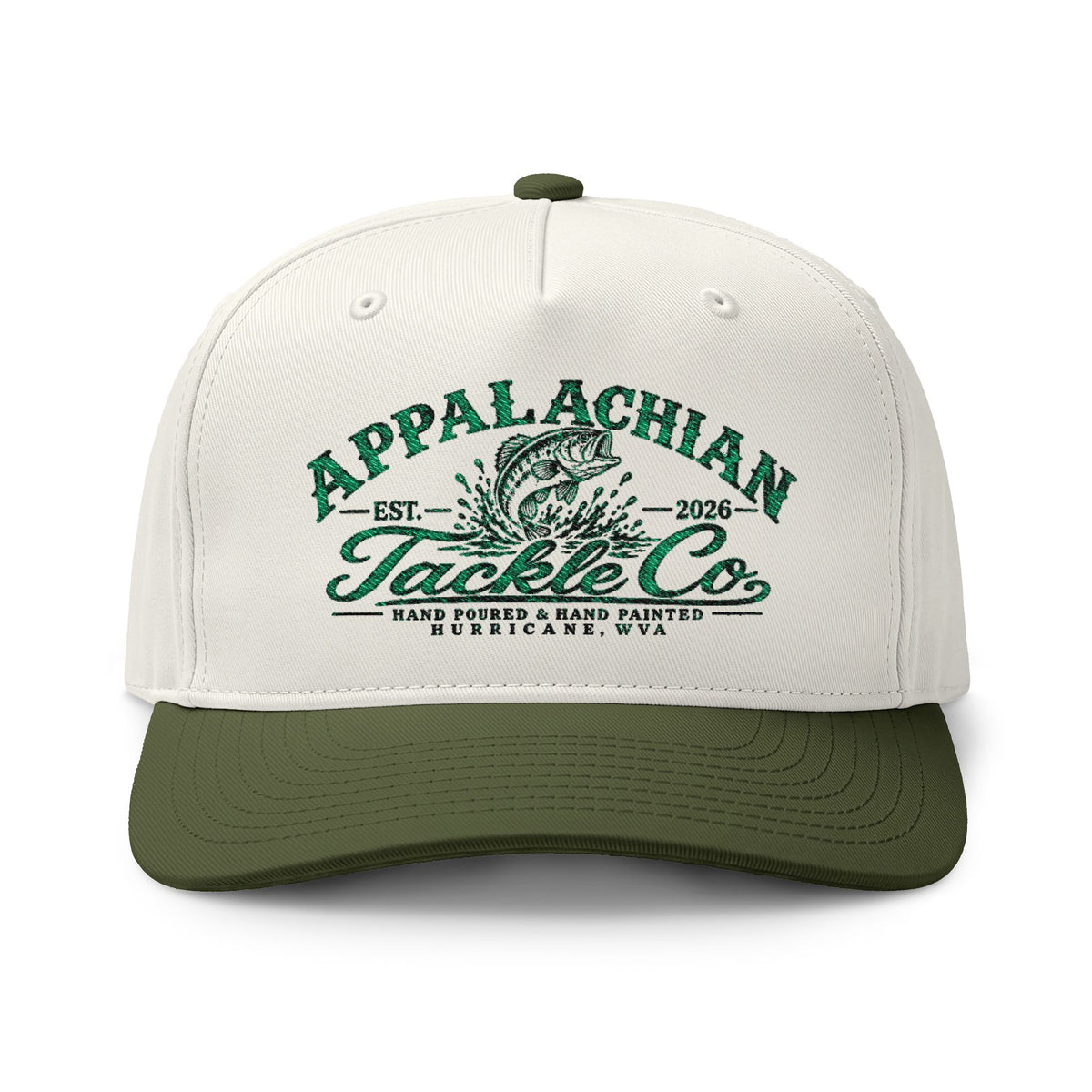 Appalachian Tackle Co. Two-Tone Cap — Fishing Trucker Hat
