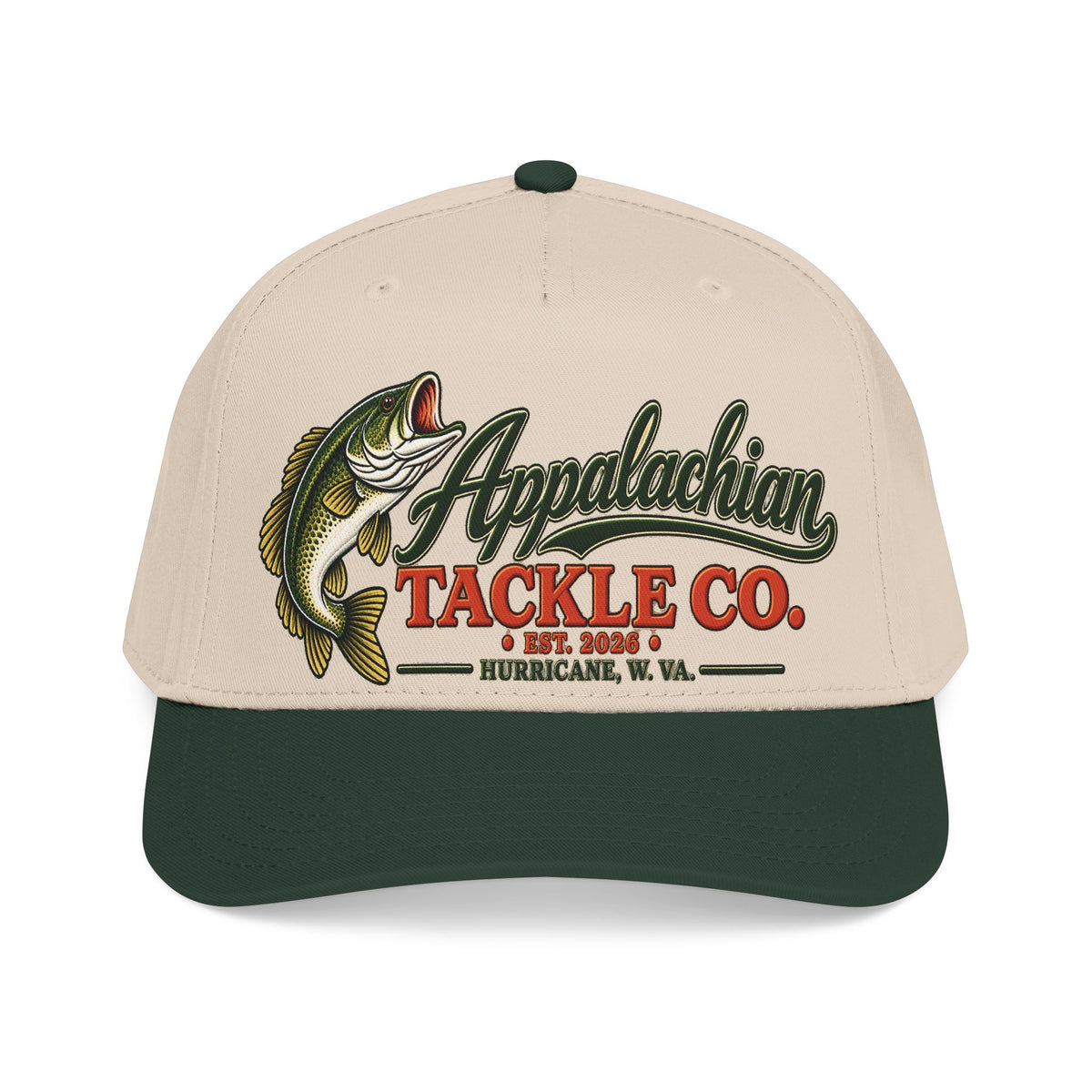 Appalachian Tackle Co. Fishing Hat – Embroidered Bass Cap