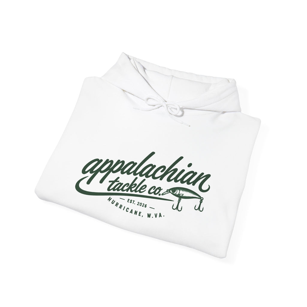 Appalachian Tackle Co. Hoodie – Vintage Fishing Logo Pullover