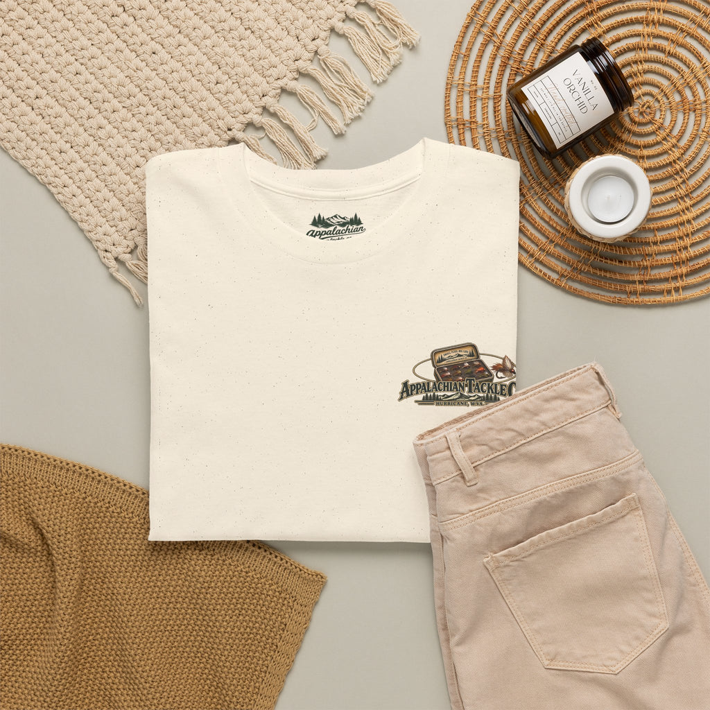 The Fly Series — "Small Flies, Big Lies" Appalachian Tackle Co. Graphic Tee