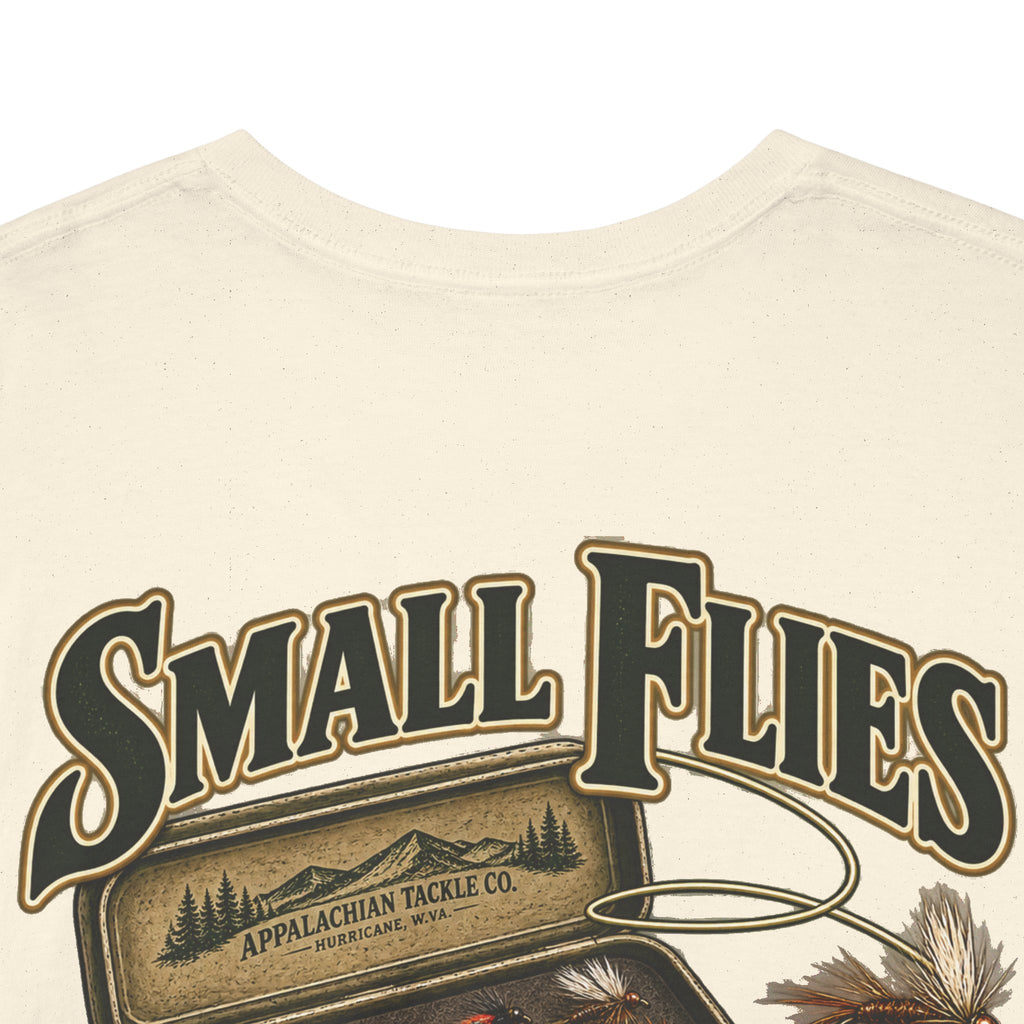 The Fly Series — "Small Flies, Big Lies" Appalachian Tackle Co. Graphic Tee