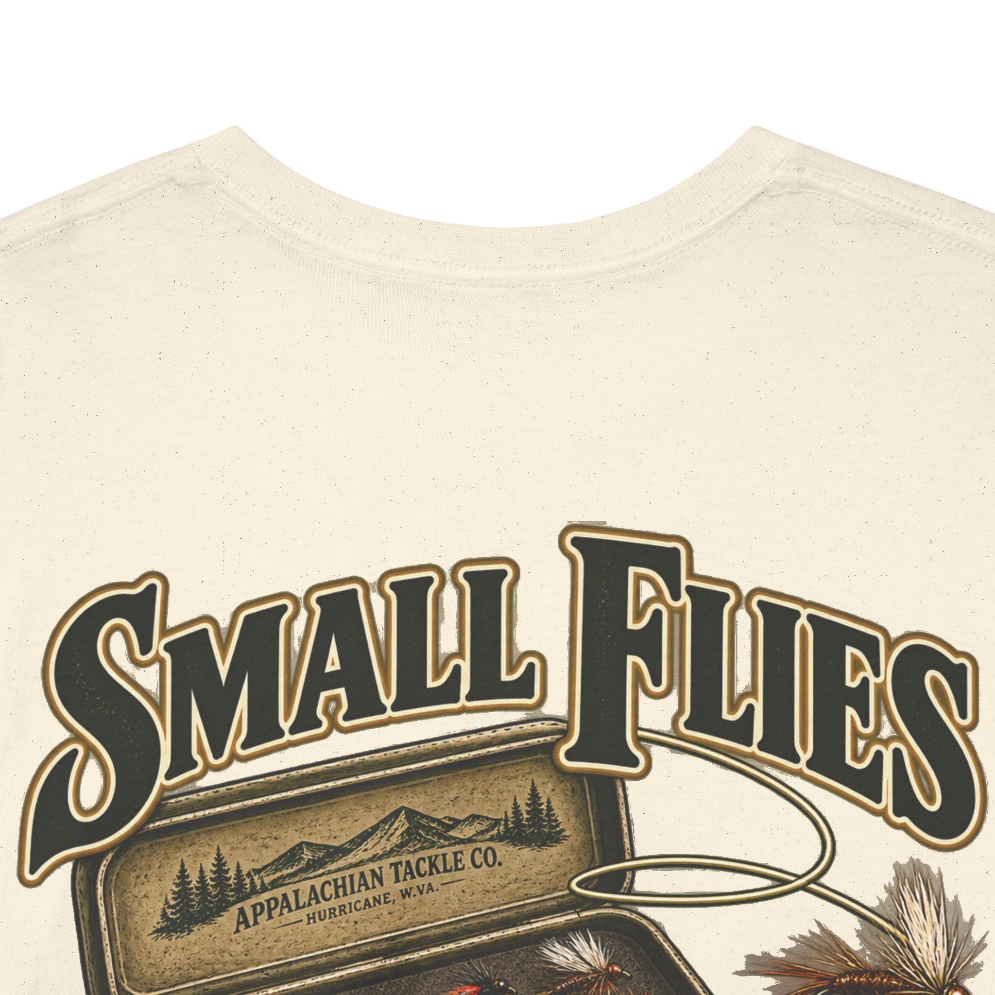 The Fly Series — "Small Flies, Big Lies" Appalachian Tackle Co. Graphic Tee