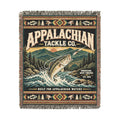 Appalachian Tackle Co. Woven Blanket – Vintage Fishing Throw