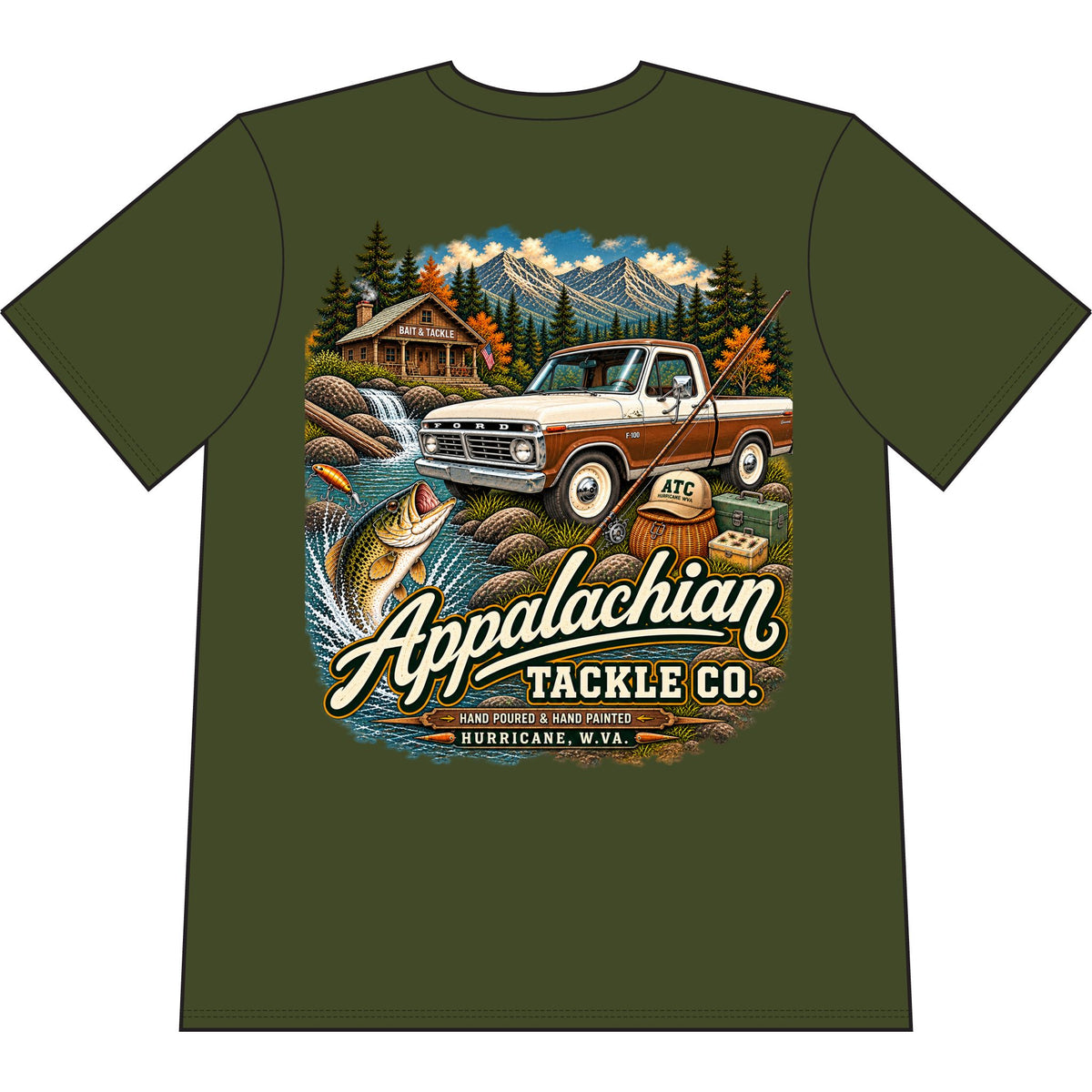 Appalachian Tackle Co. - Stream Drive In T-Shirt