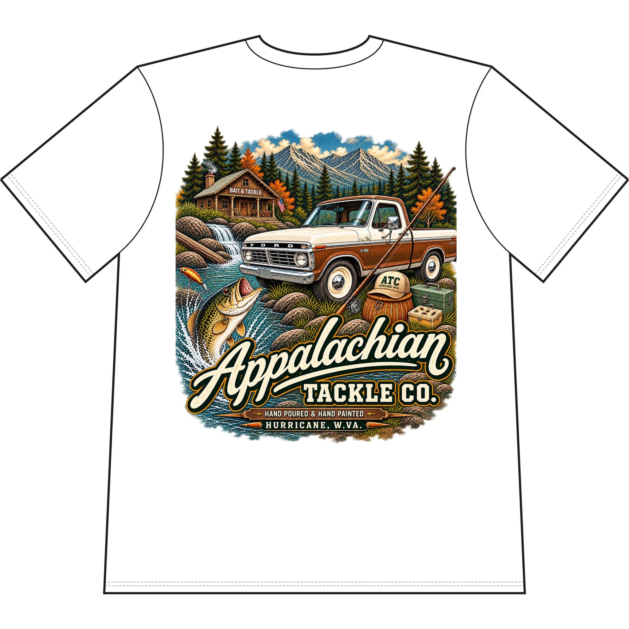 Appalachian Tackle Co. - Stream Drive In T-Shirt
