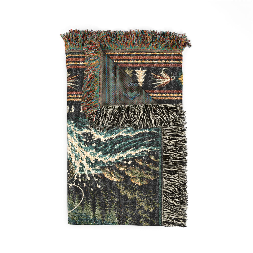 Appalachian Tackle Co. Woven Blanket – Vintage Fishing Throw