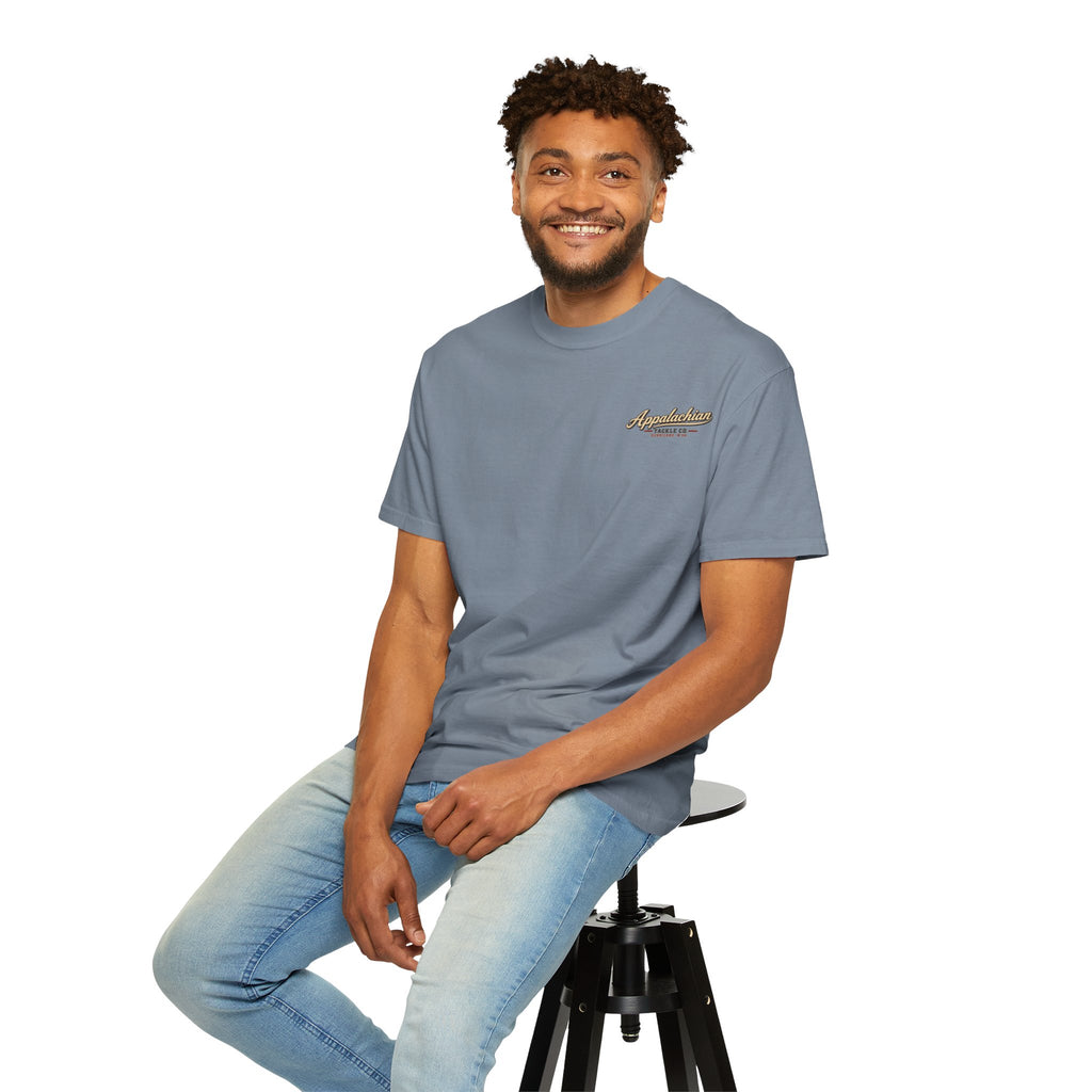 Fishing Camp T-Shirt — Appalachian Fishing Camp Cabin Graphic Tee