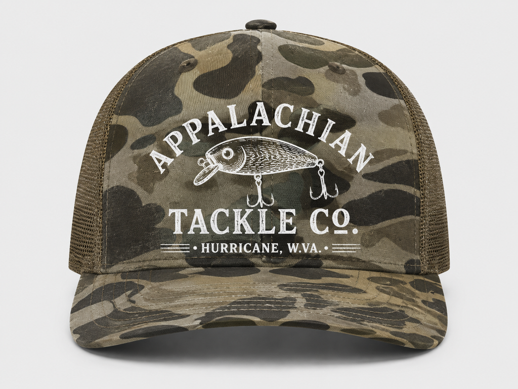 Appalachian Tackle Co. Fishing Trucker Hat