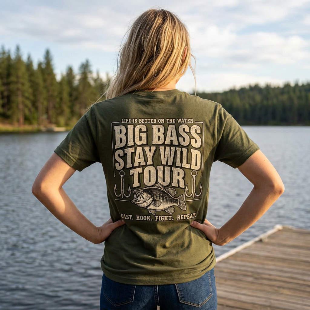 Appalachian Tackle Co. - Fishing Club - Big Bass Fishing Tee