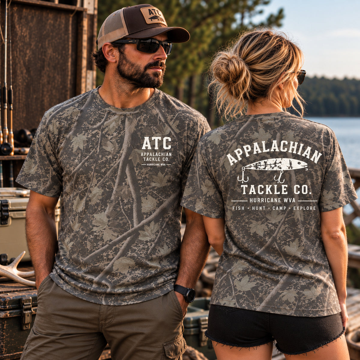 Appalachian Tackle Co Deadwood Tree Camo Tee