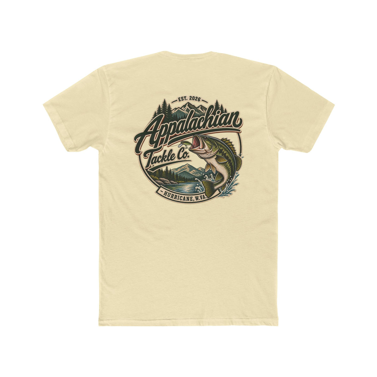 Appalachian Tackle Co. Fishing Tee — Vintage Graphic Cotton Shirt