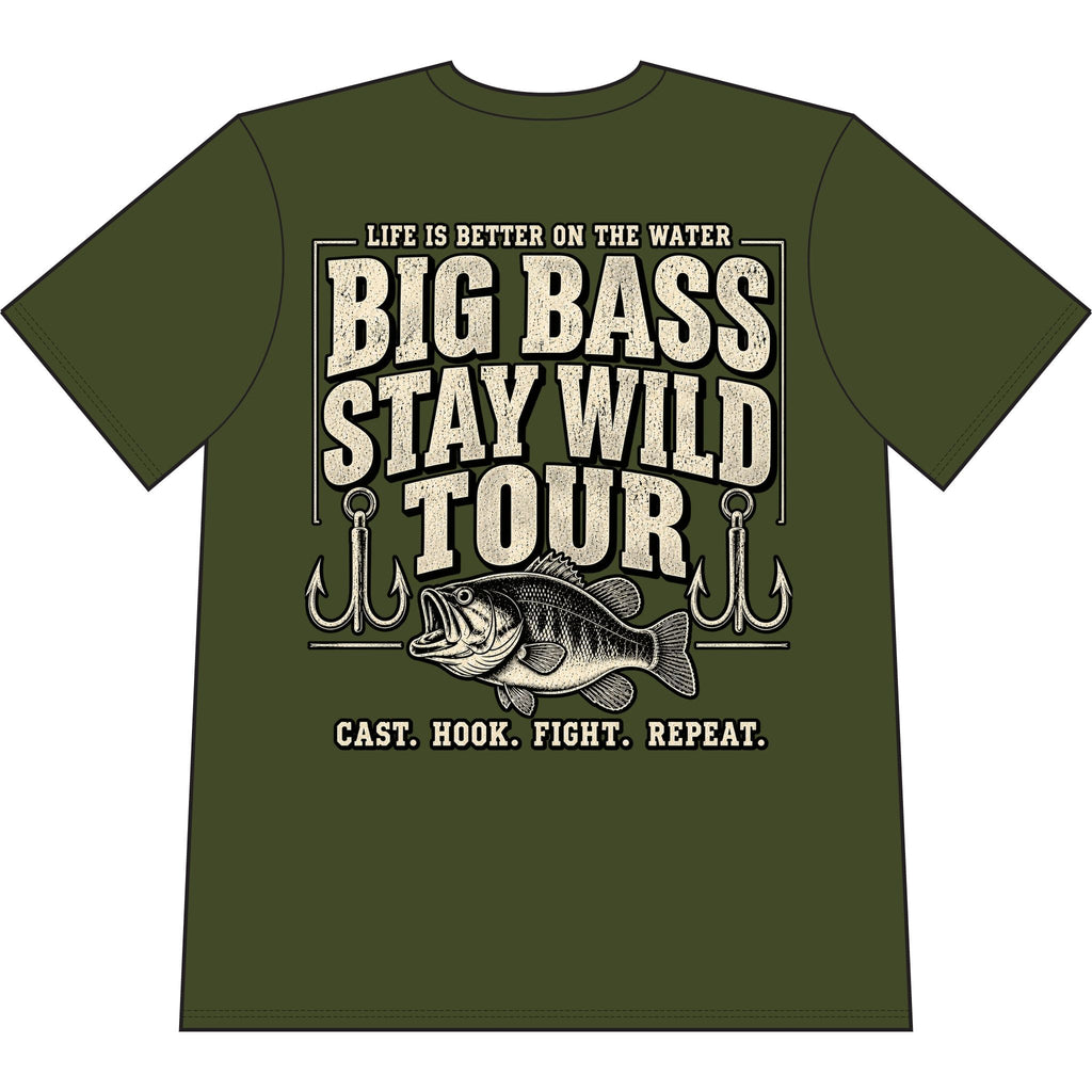 Appalachian Tackle Co. - Fishing Club - Big Bass Fishing Tee