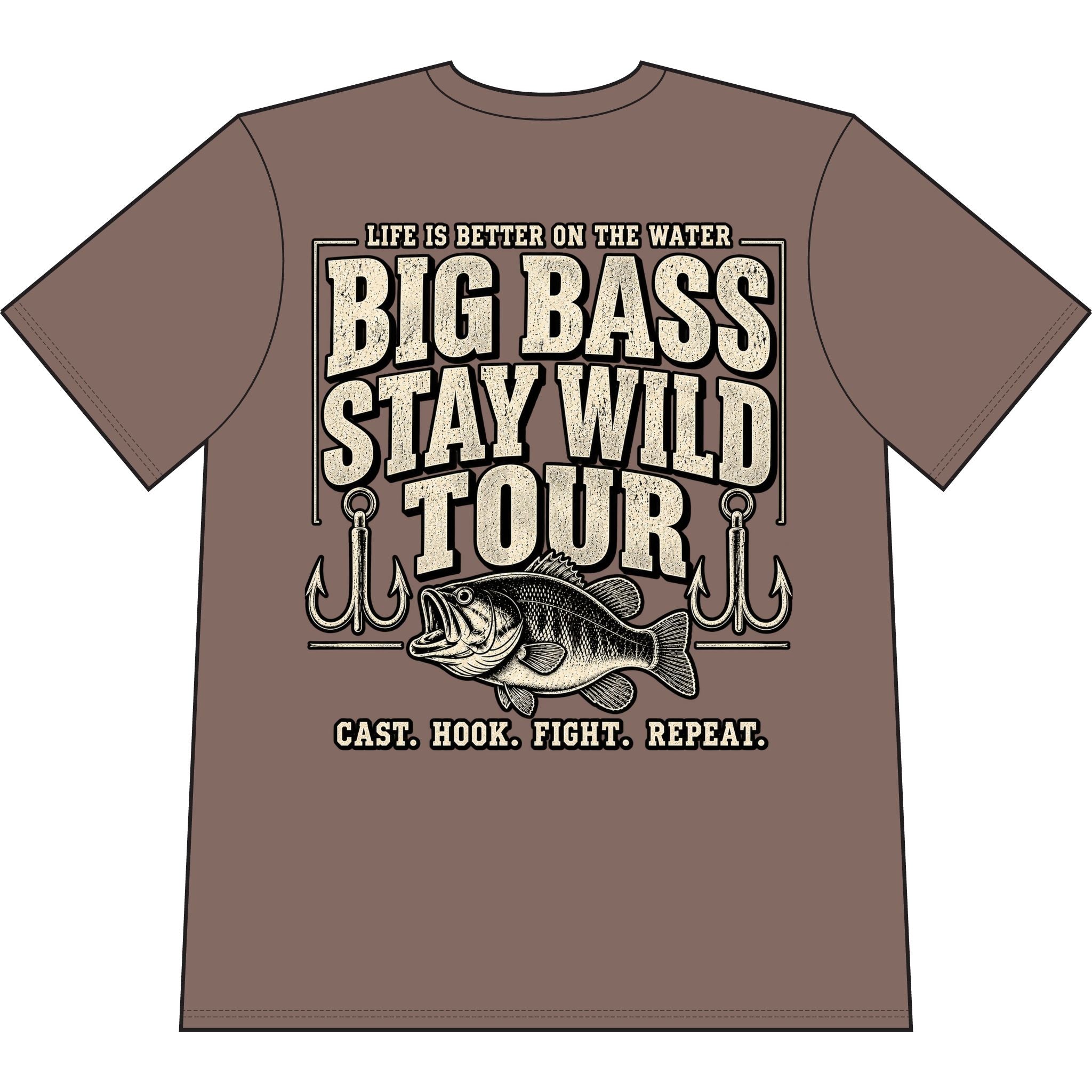 Appalachian Tackle Co. - Fishing Club - Big Bass Fishing Tee
