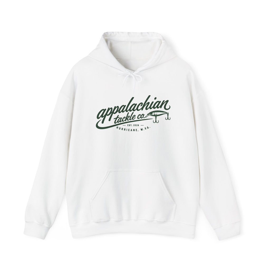 Appalachian Tackle Co. Hoodie – Vintage Fishing Logo Pullover