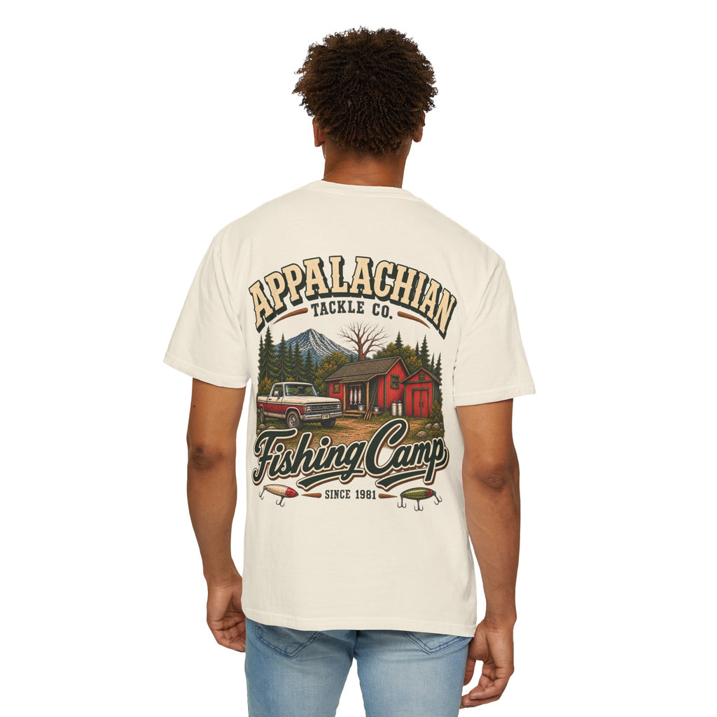 Fishing Camp T-Shirt — Appalachian Fishing Camp Cabin Graphic Tee
