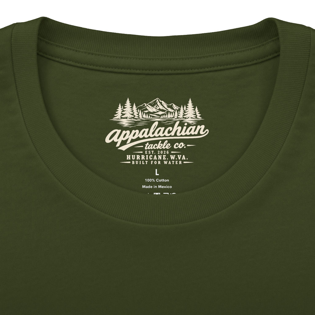 Appalachian Tackle Co. Fishing Tee — Vintage Graphic Cotton Shirt