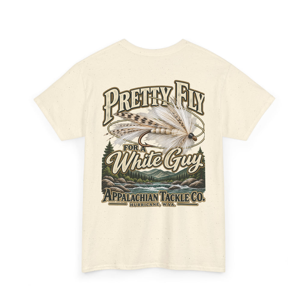 The Fly Series— "Pretty Fly for a White Guy" Vintage Fly Fishing Tee
