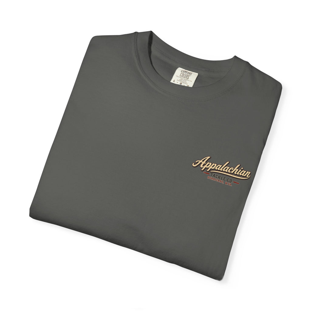 Fishing Camp T-Shirt — Appalachian Fishing Camp Cabin Graphic Tee