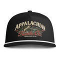 Fishing Snapback Hat — Appalachian Tackle Co. Vintage Bass Logo Cap