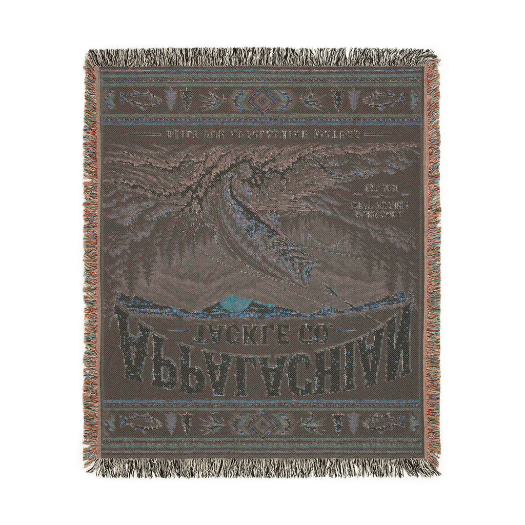 Appalachian Tackle Co. Woven Blanket – Vintage Fishing Throw
